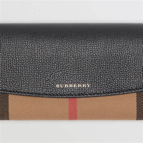 burberry prorsum black leather wallet|Burberry leather continental wallet.